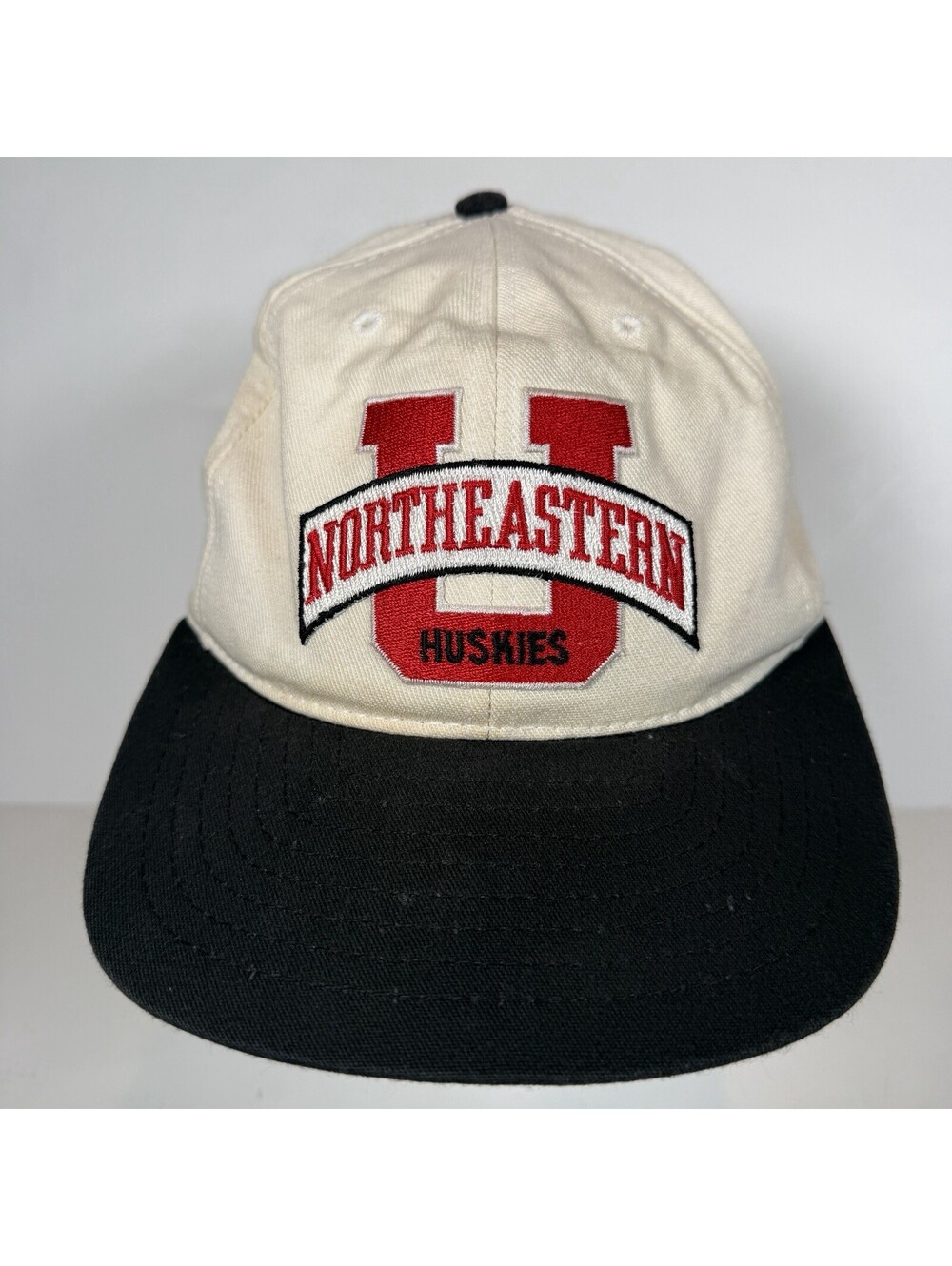Vintage 1990s Northeastern University Huskies Hat Made in USA